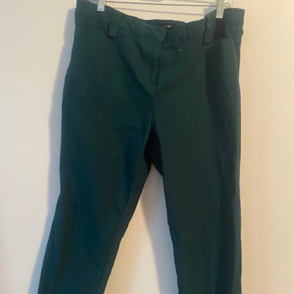 Fashion Bug Vintage Green Crop pants, size 18W
